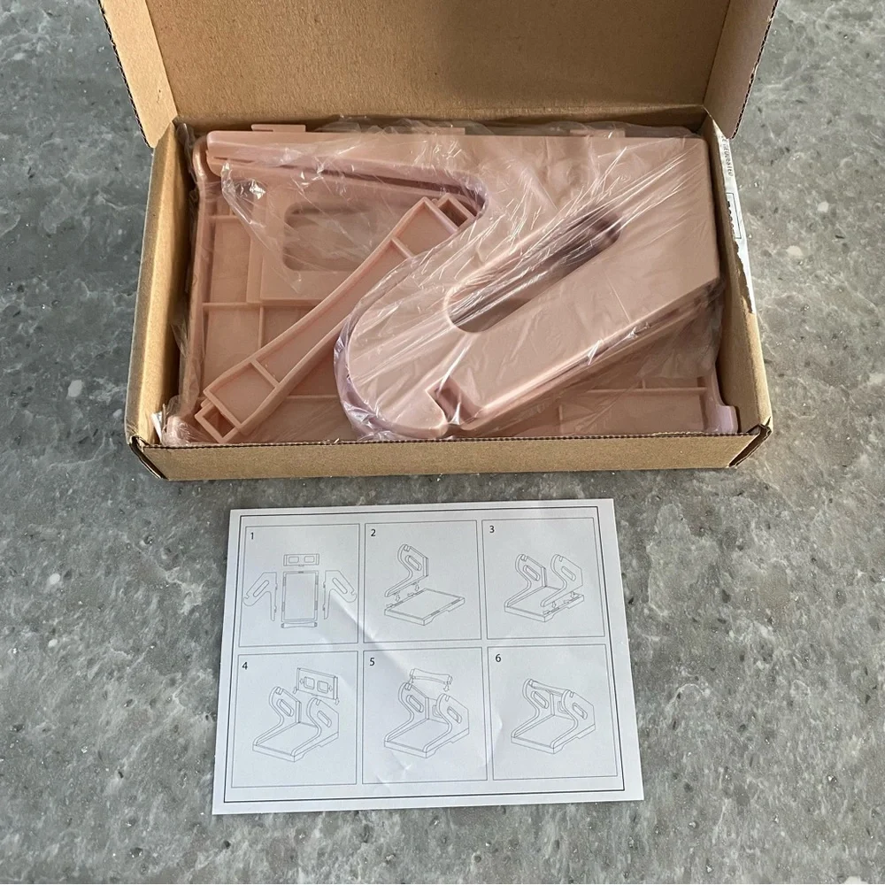 NEW! Shipping Label Holder for Rolls & Fan-Fold Labels Thermal Label Print Pink